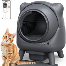Self Cleaning Litter Box, Automatic Litter Box, Odor Control Robot, Cat Ears De