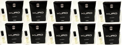 10 Sample Vial AJMAL KURO for UNISEX 1.5 ml Eau de Parfum NEW IN CARD