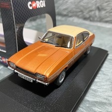 NEU Corgi Vanguards 1:43 Ford Capri Mk2 3.0 Ghia Saturn Gold VA15406
