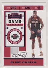2019-20 Panini Contenders Game Ticket Purple 27/49 Clint Capela #18 7y2