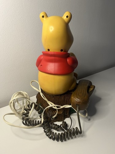 Vintage Disney Winnie Puuh animiertes schnurgebundenes Telefon - funktionstüchtiger Zustand - Bild 12 von 12