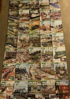 Lot Of 35 Model Railroading Magazines 2001-2006 Trains Steam On30 Engine Shield