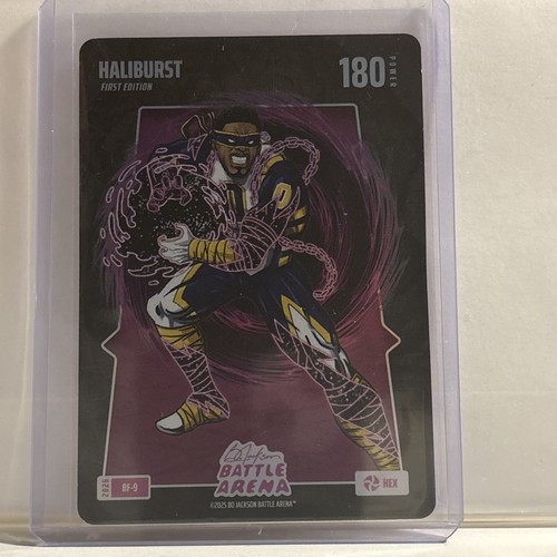 HALIBURST Purple HEX BattleFoil 2026 Bo Jackson Battle Arena SSP! 180 POWER!