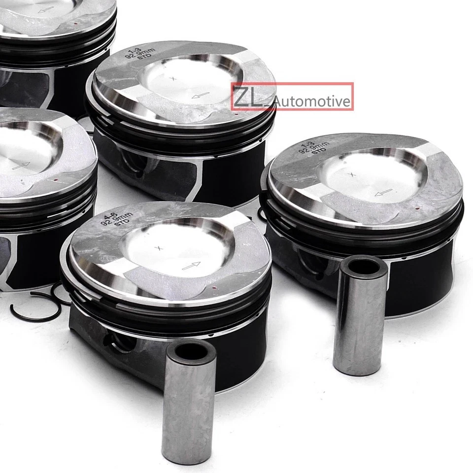 6pcs Pistons & rings Set STD For Mercedes-Benz C350 E350 CGI W204 W211 M272.982 - Image 4 of 4