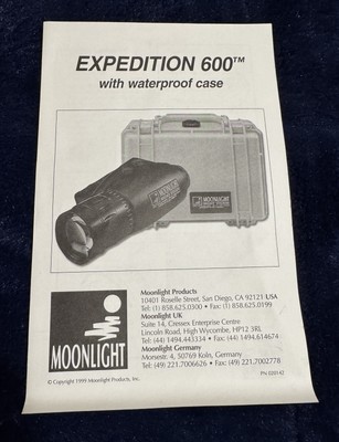 Moonlight Night Vision Monocular Expedition 600 | eBay