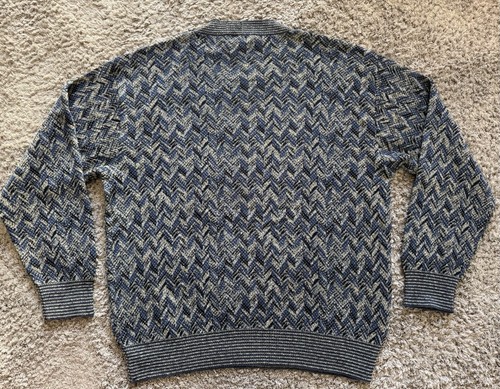 Missoni Sport Abstract Knitted Sweater Made In Italy Size 48 - Picture 10 of 11