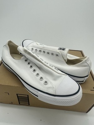 Converse Women Chuck Taylor All Star Slip On Canvas White Size 9.5