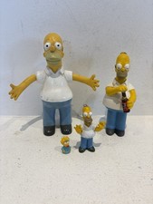 Vintage 90er The Simpsons Homer Simpson Biegefigur, Flaschenöffner, Mini Spielzeug