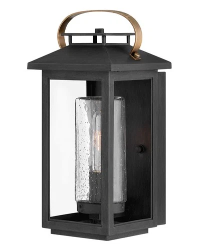 Hinkley Lighting 1160-LL Atwater 1 Light 14" Tall Coastal - Black - Picture 1 of 3