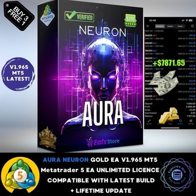 v1.965 Aura Neuron Gold MT5 metatrader expert advisor prop firm algo trading bot