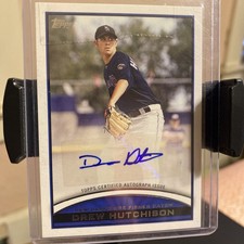 Drew Hutchison 2012 Topps Pro Debut Rookie Auto RC #PDA-DH Baseball