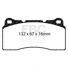Disc Brake Pad Set-Base EBC Brake DP31110C