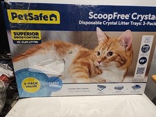 PetSafe-ScoopFree Crystal Litter Tray Refills, Premium Blue Crystals, 3-Pack NEW