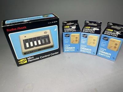 Radio Shack Plug 'n Power Mini Remote Control Center with 3 61-2682A Modules