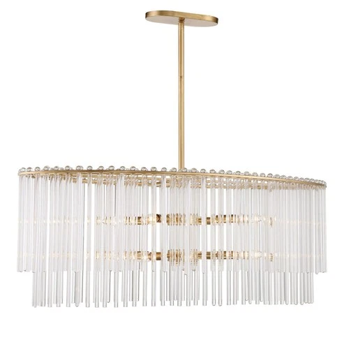 Crystorama Lighting - Bleecker - 8 Light Chandelier-16 Inches Tall and 36 Inches - Picture 1 of 3