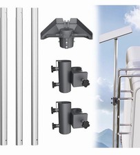 Starlink Gen 3 Pole Mount Kit, 10ft Pole with Starlink Adapter and RV Ladder A4