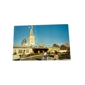 Vintage El Rancho Vegas Hotel Casino Postcard Las Vegas Nevada Mirro-Krome 6A