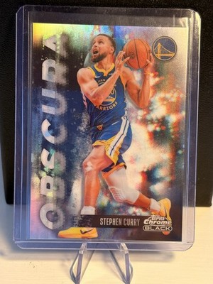 2025-26 Topps Chrome Black Stephen Curry Obscura Case Hit SSP GS Warriors