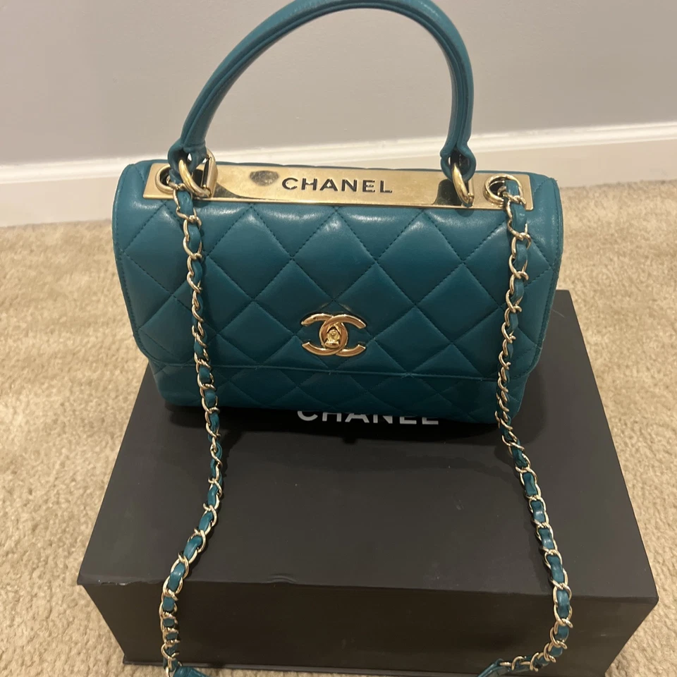 Chanel Handle Flap Bag - Image 2 of 4