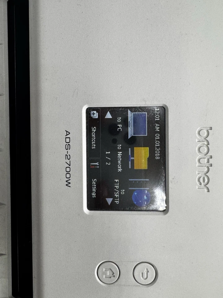 Brother ADS-2700W Wireless Space-Saving High-Speed Color Duplex NO A/C - Image 2 of 4