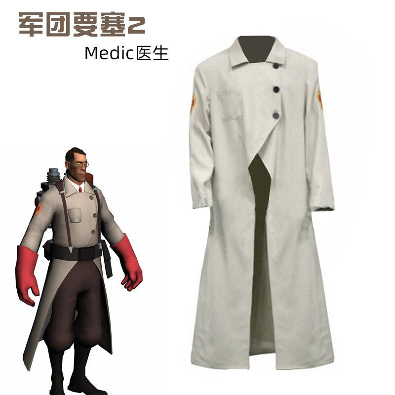 Cosplay Team Fortress Die Medical Windbreak Halloween Karneval