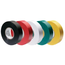 ANCOR PREMIUM ELECTRICAL TAPE 1/2" X 20' BLK RED WHT GRN YLW