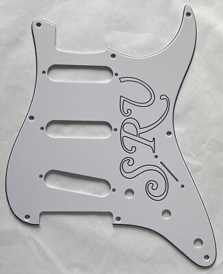 For Fender US 57' 8 screw SRV Stratocaster Strat Guitar Pickguard 3 Ply White