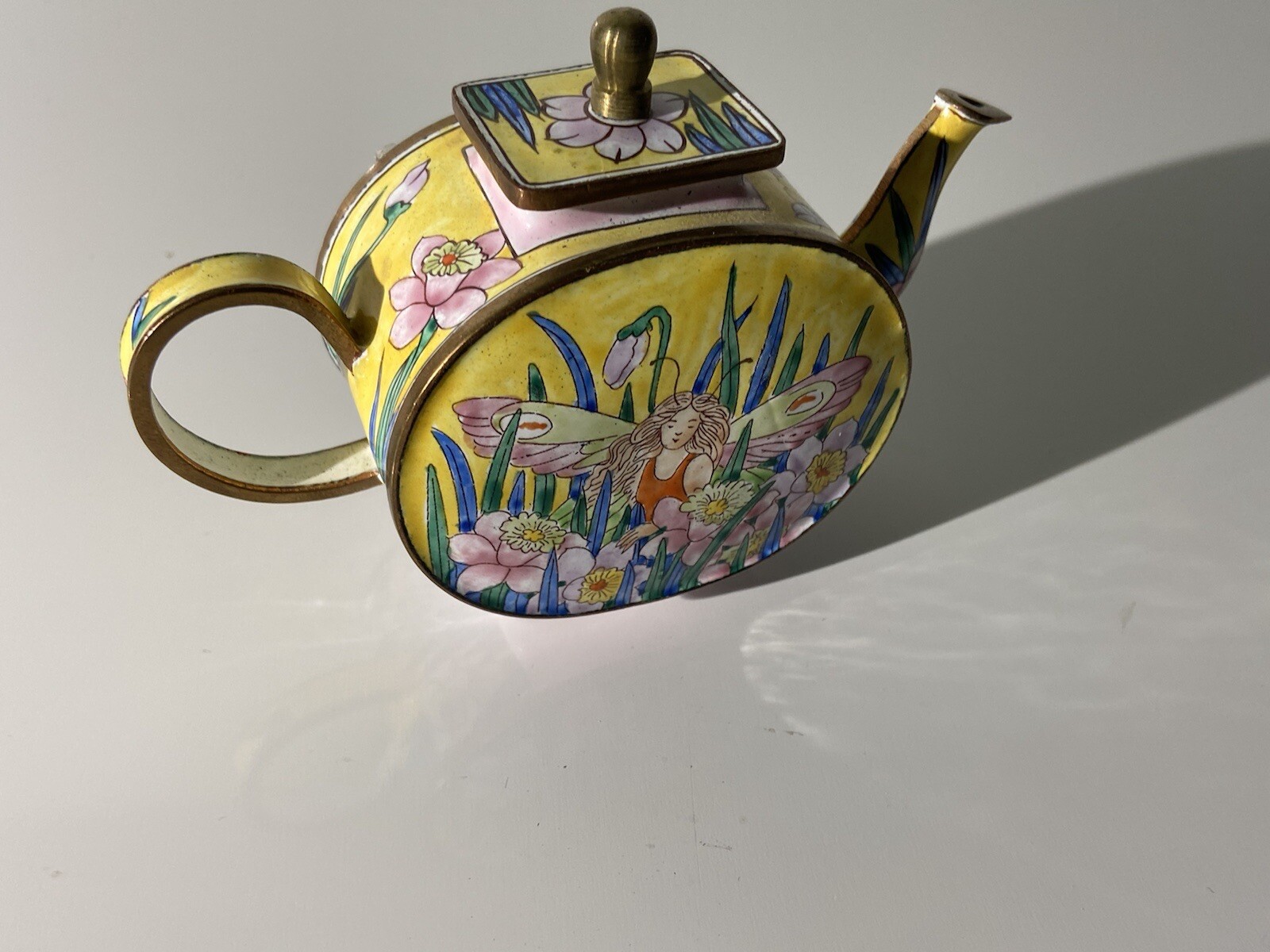 Kelvin Chen Fairy Design 1999 Small Tea Pot Teapot No. 1478 fairies