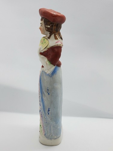 7" Colonial Woman with Fan Occupied Japan Figurine - Picture 3 of 6