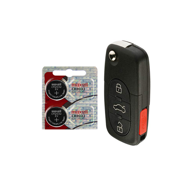 Volkswagen Key fob Replacement Battery Maxell CR2032 Lithium (2 Pack