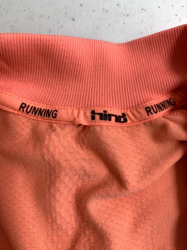 Hind Running Top Womens Size Medium Pink Long Sleeve Cropped 1/4 Zip - Picture 3 of 10