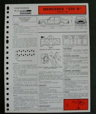 Revue technique Mercedes 220