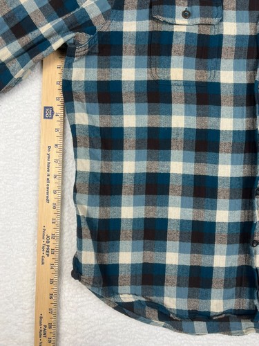 Woolrich Flannel Mens 2XL Shirt Plaid Cotton Long Sleeve Button Up Pocket XXL - Picture 10 of 12