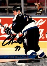Chris Gratton Signed Auto 1993-94 Fleer Ultra Rookie RC card Tampa Bay Lightning. rookie card picture