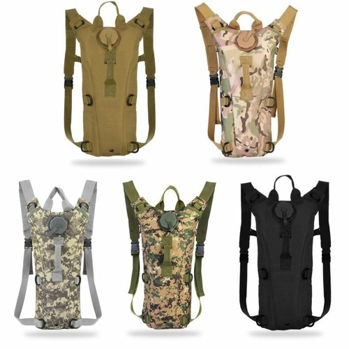 3L Water Bladder Bag Tactical Military Hiking Camping Hydration Backpack Outdoor - Picture 6 of 45