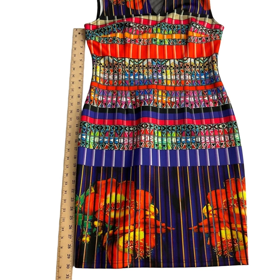 Vestido Vaina Joseph Ribkoff Multicolor Floral Hasta la Rodilla Sin Mangas EE. UU. 14 Foto 2 de 4