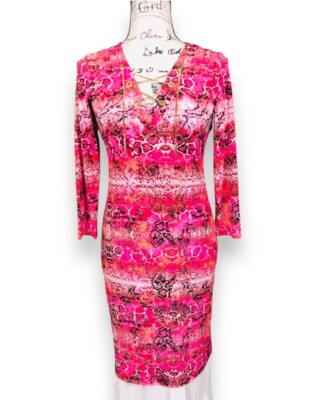 red snakeskin bodycon dress Red Snake Print Dress