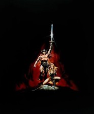527258 CONAN THE BARBARIAN Vintage Classic Movie 2 16x12 WALL PRINT POSTER