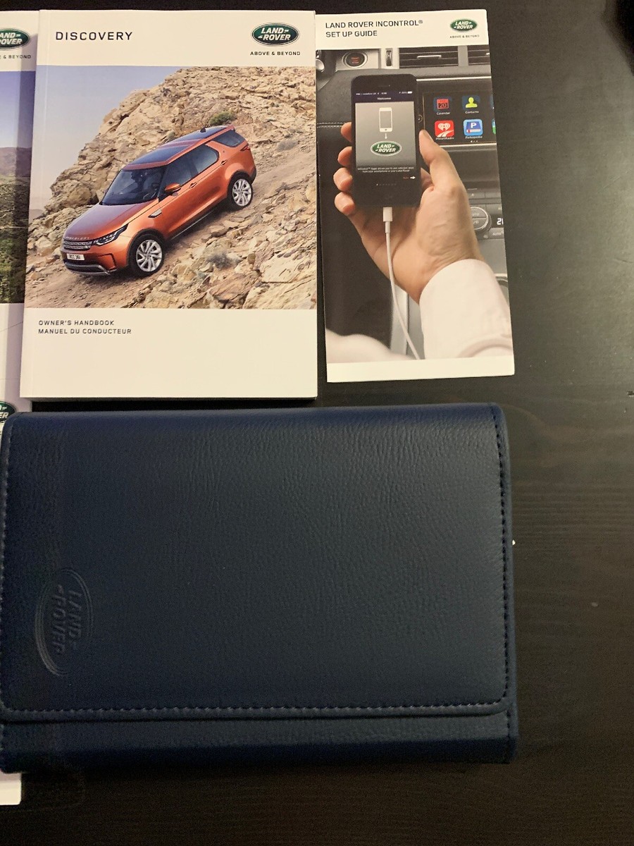 ランドローバー　ディスカバリー　マニュアル 2017 Land Rover Discovery Vehicle Owners Manual With Case