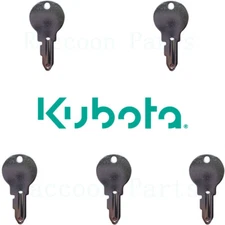 5 Kubota L & M Series Tractor Ignition Keys 32130-31810 L175 1852 200 210 225