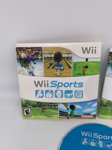 WII SPORTS Nintendo Wii Complete CIB Authentic Tested - Picture 3 of 7