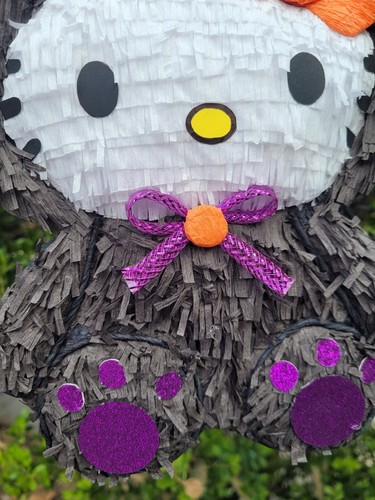 Hello Kitty MINI Gift Piñata Halloween/ Black Cat Spooky XSmall - Picture 5 of 9