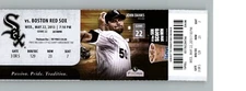Boston Red Sox vs Chicago White Sox 5/22/2013 Full Ticket - David Ortiz 2H/2RUNS
