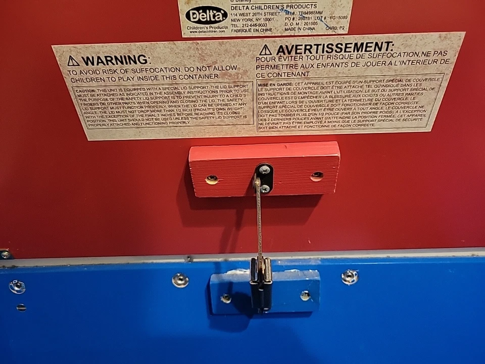 Mickey Mouse Clubhouse Toy Organizer Storage Bins Kids Playroom Box Bedroom - Image 4 of 4