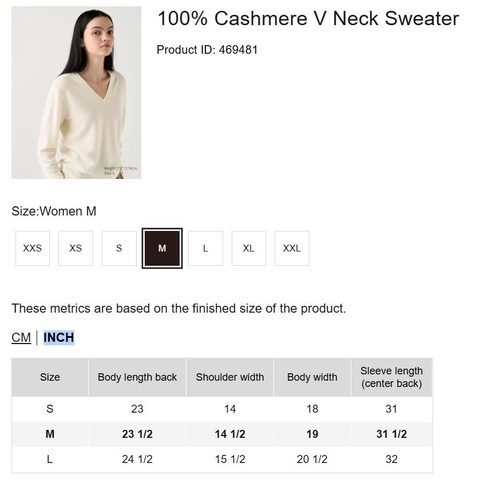 Uniqlo 100% Cashmere Dark Olive V-neck Sweater sz L (Womans) - Picture 7 of 7