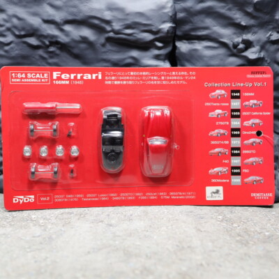 ダイドー 1/64 scale mini car kit Ferrari New Kyosho x DyDo Line-Up vol.1 Ferrari 1:64 Scale Miniature MINI