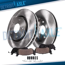 Rear Disc Brake Rotors and Ceramic Brake Pads Kit for Subaru Outback Legacy WRX