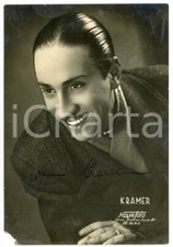 1950 ca Gorni KRAMER musicista - Ritratto - Foto con AUTOGRAFO DANNEGGIATA