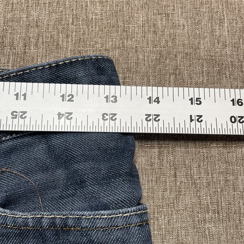 Levis 511 Slim Boys Jeans Denim Size 12 Reg 26x26 Adjustable Waist Dark Blue - Picture 16 of 17