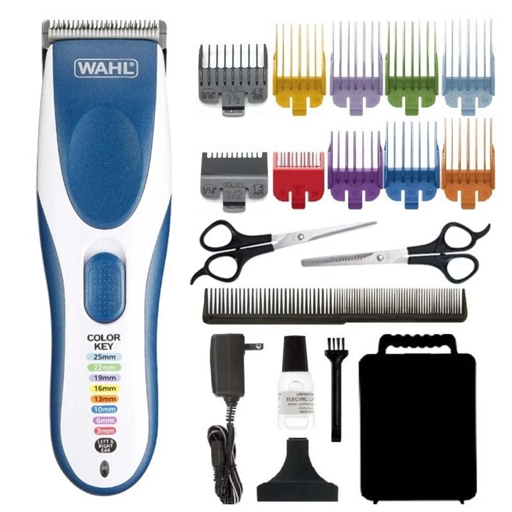 UK Wahl Mens Colour Pro Cord Cordless Hair Clipper Trimmer